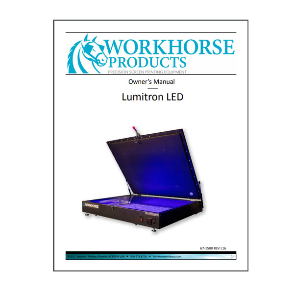 Exposure Unit Owners Manuals Workhorse Products Parts Store