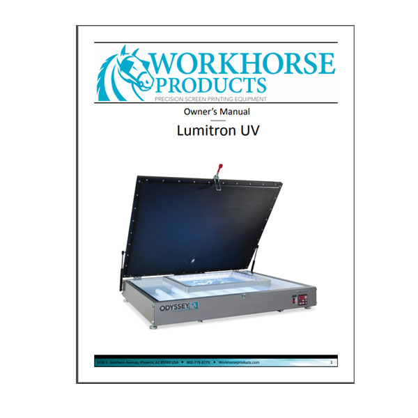 Exposure Unit Owners Manuals Workhorse Products Parts Store