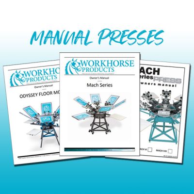 Owners Manuals Manual Presses