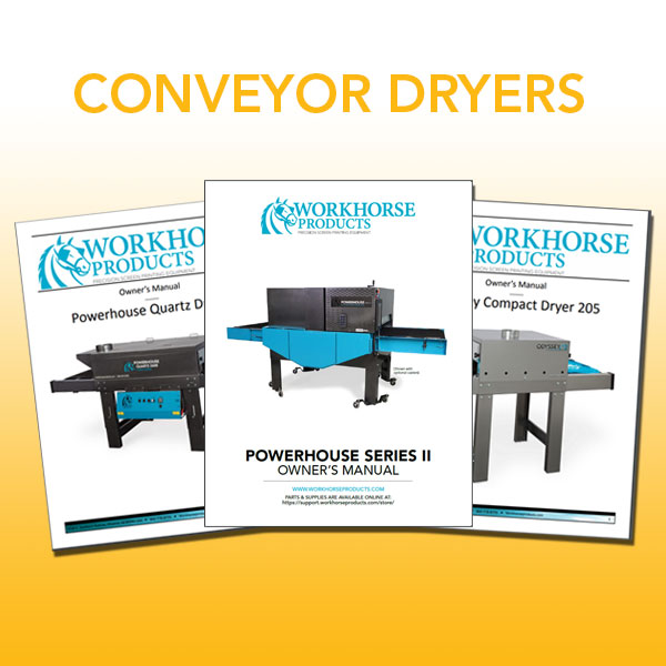 Conveyor Dryers Owners Manuals