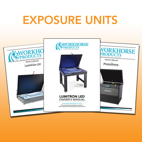 Exposure Unit Owners Manuals