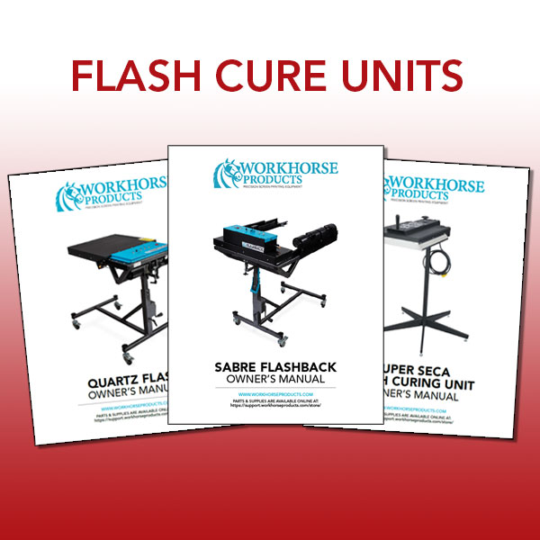 Flash Cure Unit Owners Manuals