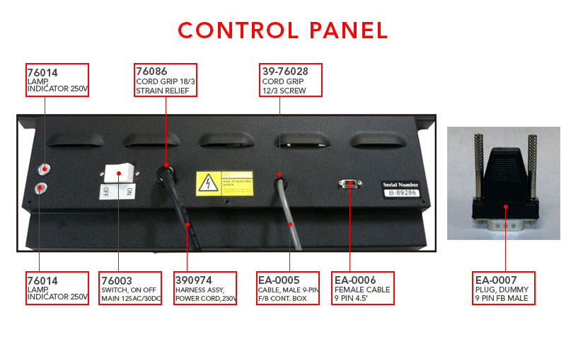 Radiant Flash Cure Control Box