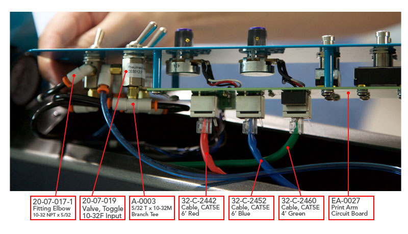 Sabre Print Arm Circuits